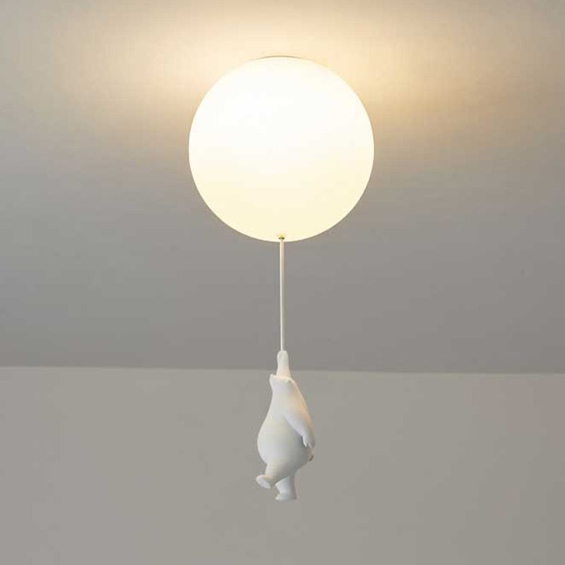 Aria Suspension/ Plafonnier Ballon Moderne, Résine Chambre