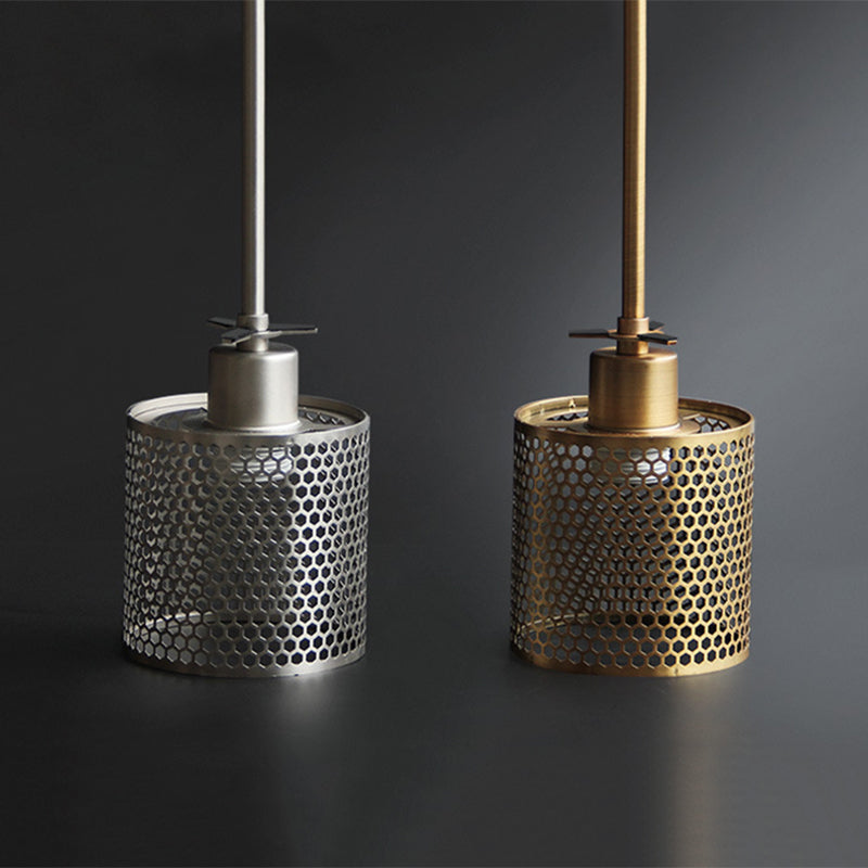 Kristy Suspension Globe/Cylindre Moderne, Métal/Verre, Doré/Argent, Salon