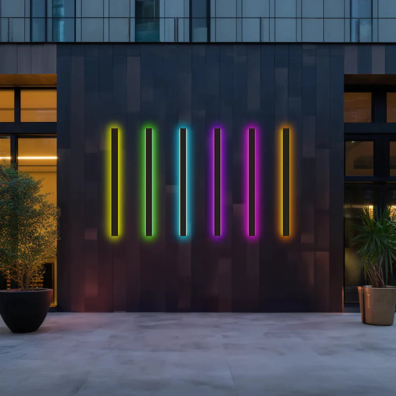 Arisha Applique Murale Extérieur LED Étanche Minimaliste Métal Cour