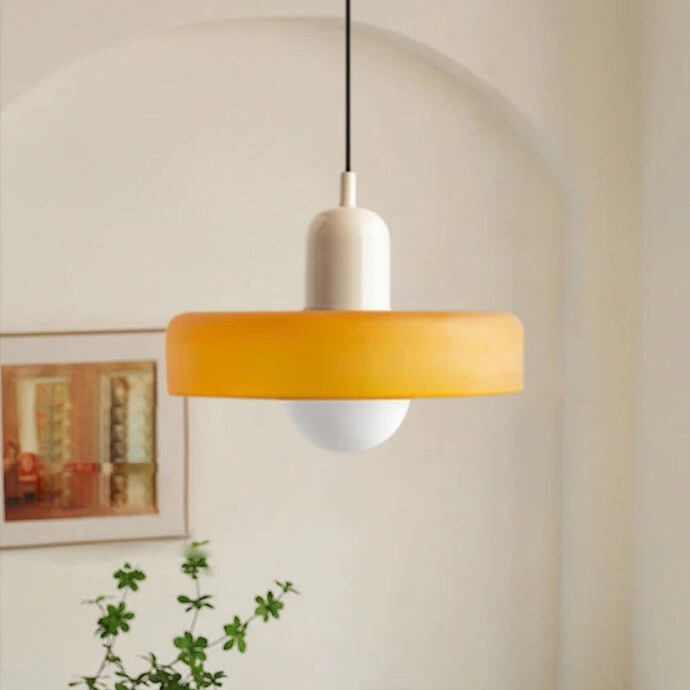 Valentina Suspension Ronde Vintage Verre Salon