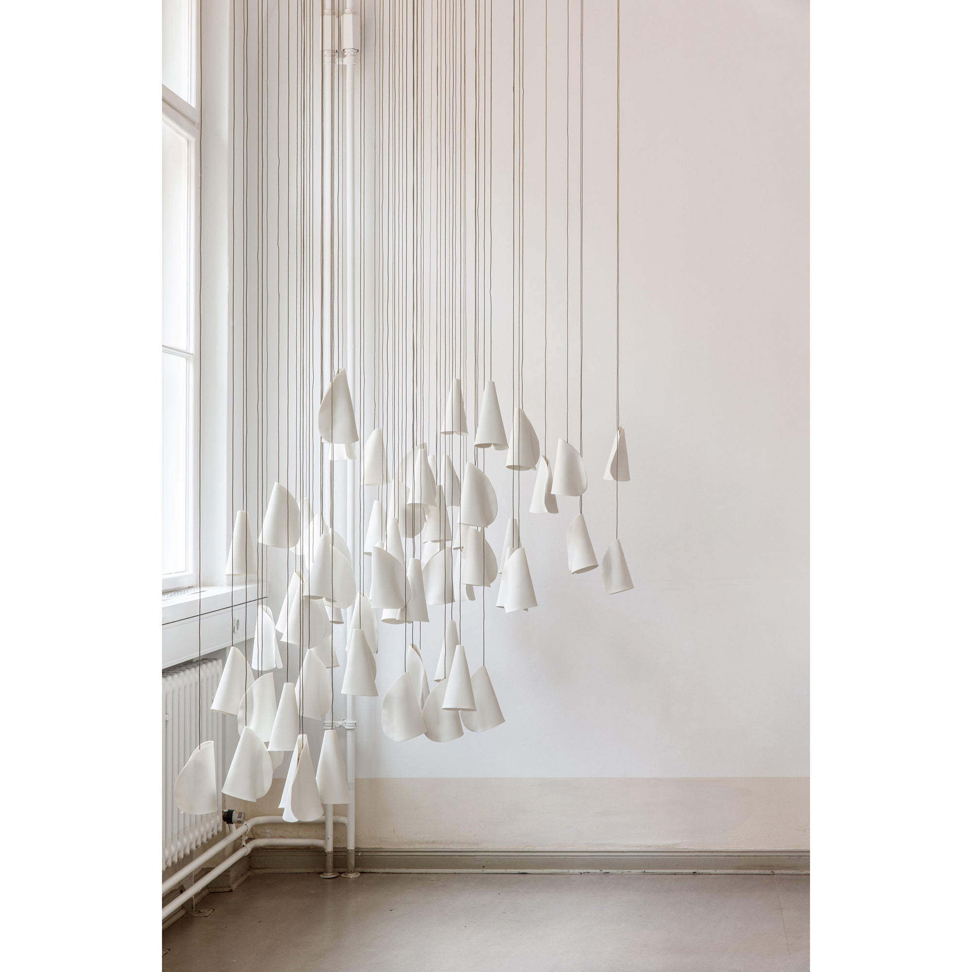 Ulfuvye Porcelain Ceramics Pendant Lamp - Lamp Copper