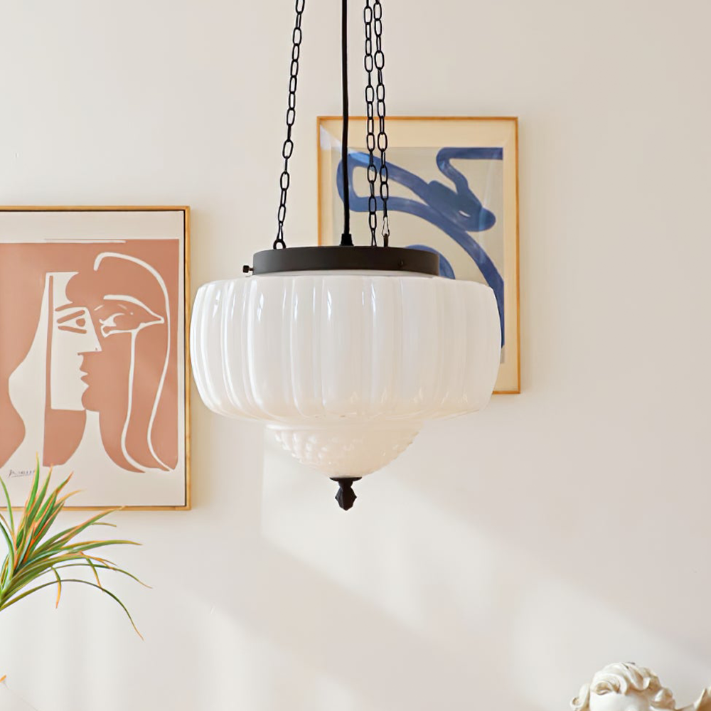 Valentina Moderne Minimaliste Métale Verre Suspension Chambre à Coucher Salle à Manger