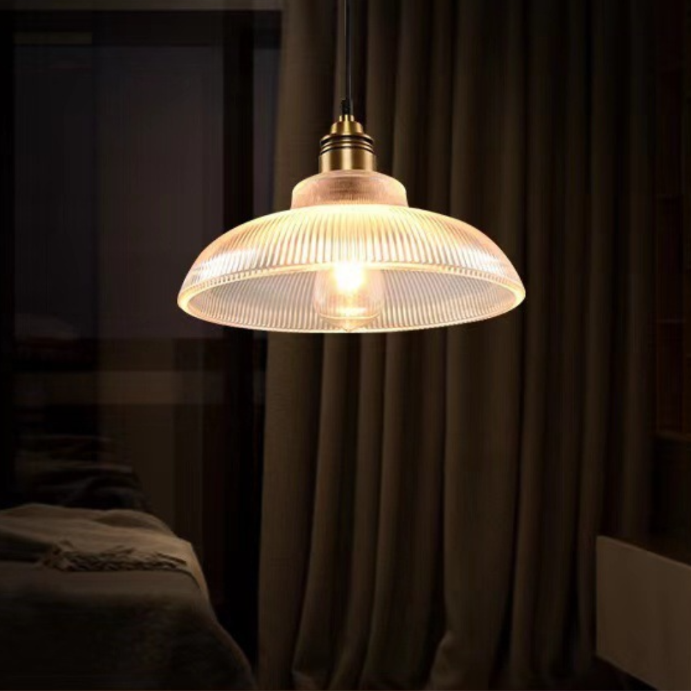Valentina Industrie LED Suspension Clair/Ambre Chambre à coucher/Restaurant