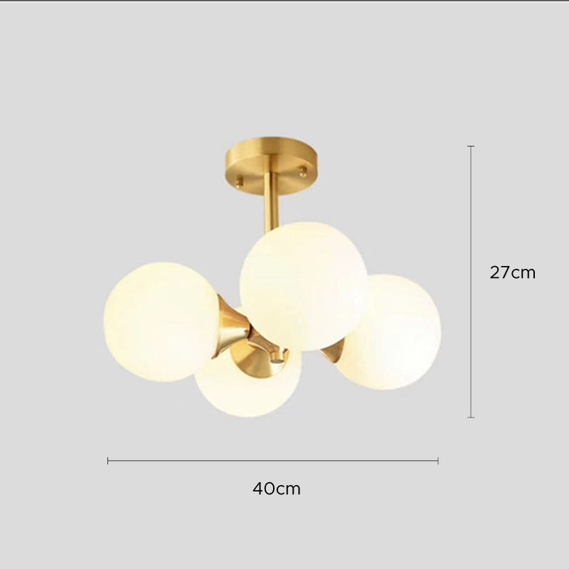 Valentina Suspension , Cuivre pur & Verre
