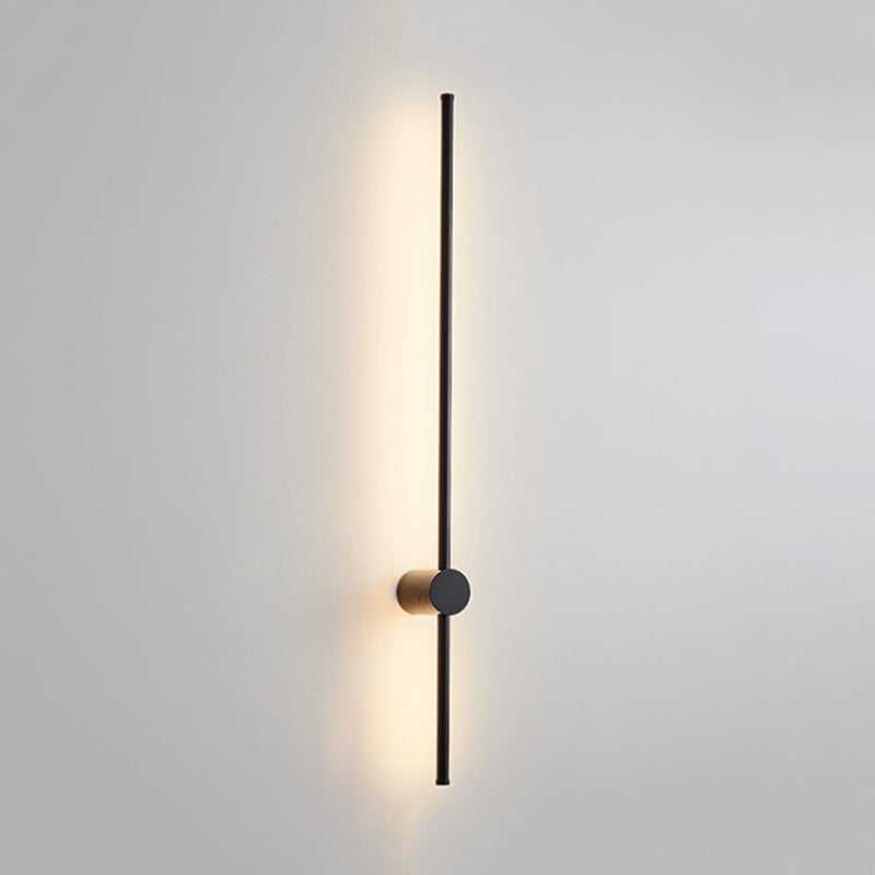Ray Applique Murale d'Extérieur Minimaliste Linéaire LED, Métal, Noir, Jardin