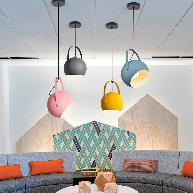 Valentina Suspension 5 Couleurs LED Décor Nordique Métal Salle à Manger