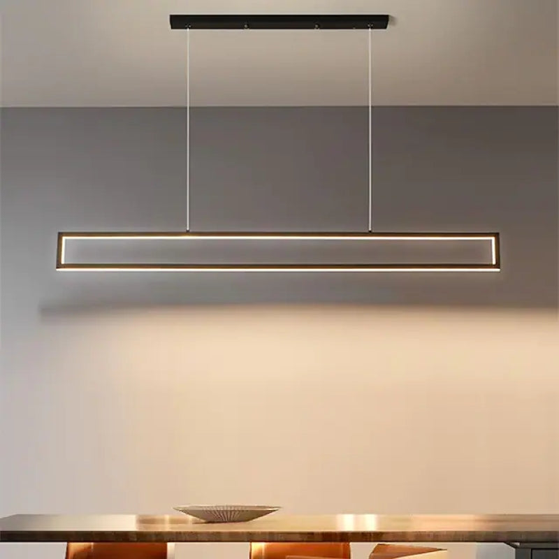 Ray Lampe suspendue moderne à revêtement LED minimaliste pour salle à manger