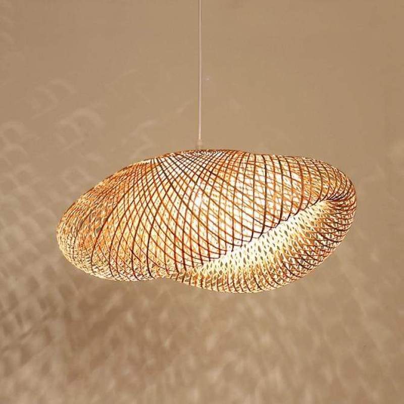 Ritta Suspension Nuage Bohème, Bambou, Bois, Salon