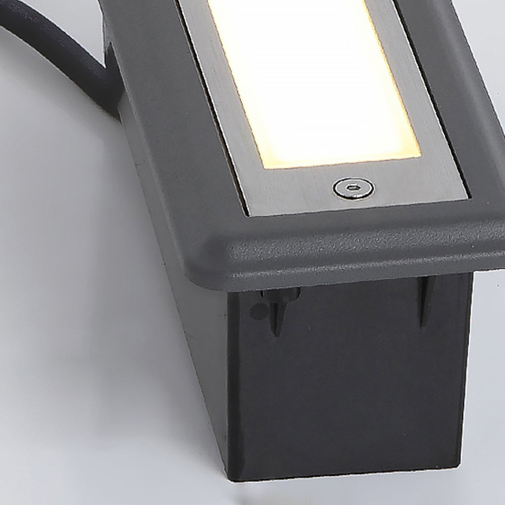 Ray Moderne LED Lampadaire Extérieure Noir Métal/Acrylique Jardin Couloir