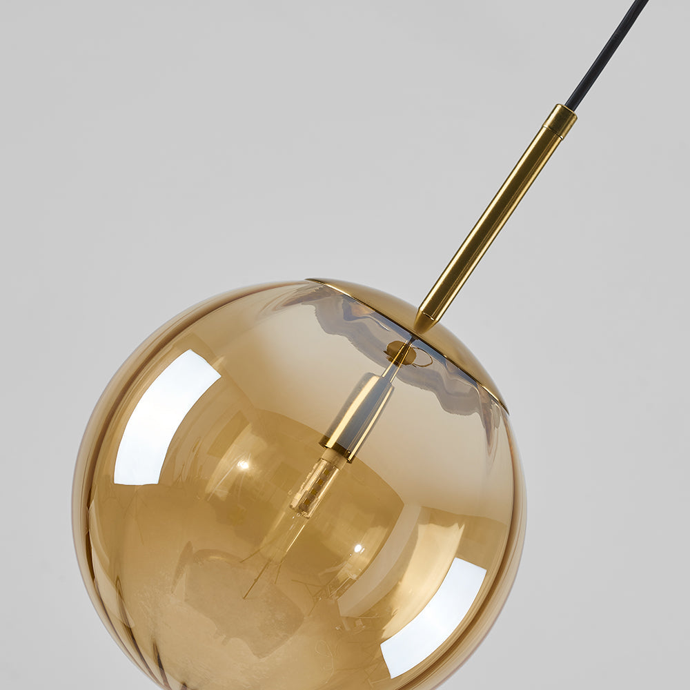 Valentina Suspension Boule Moderne, Métal/Verre