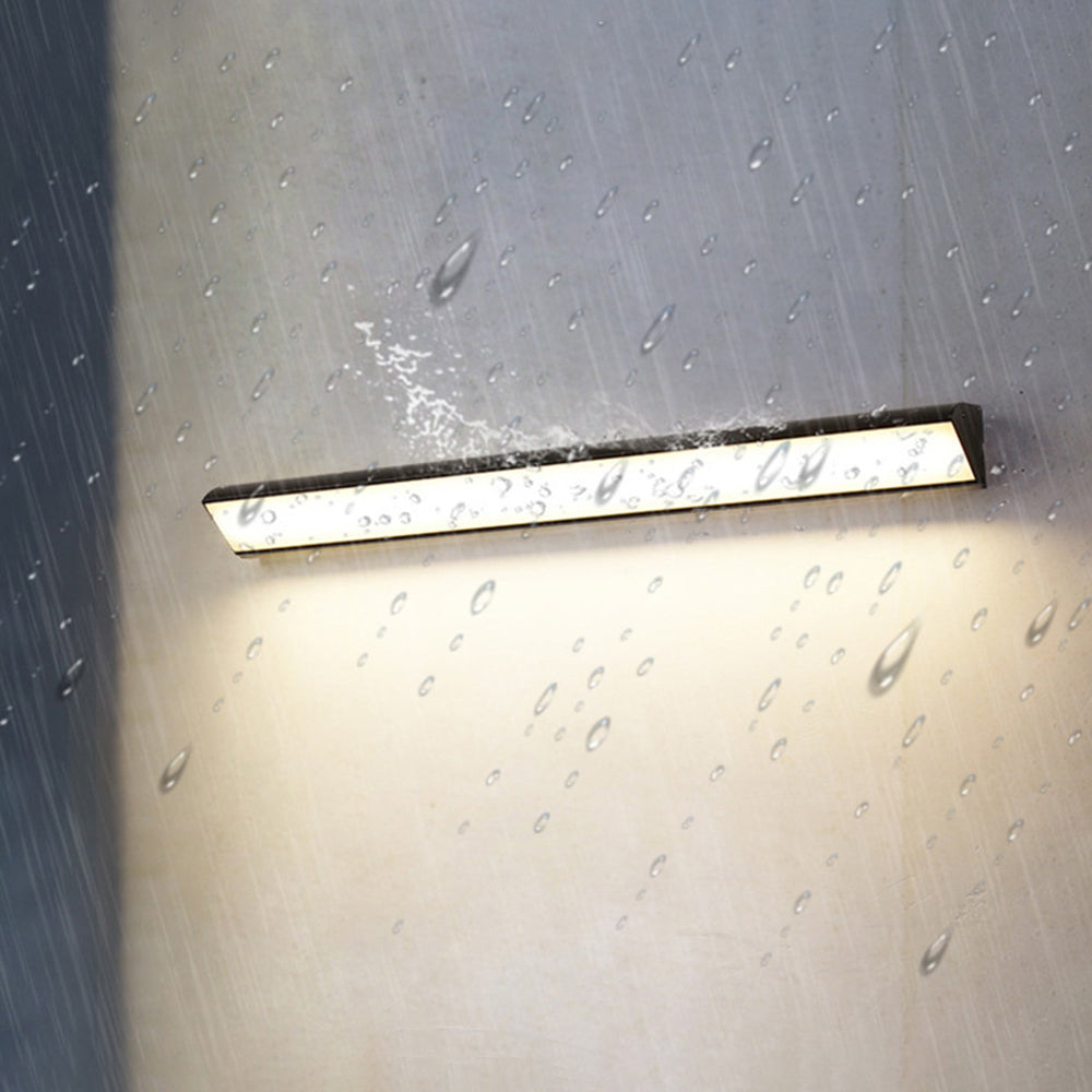 Ray Applique Extérieure Triangle Moderne Noir, Clôture/Cour