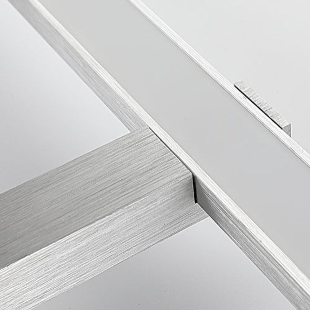Arisha Simple LED Applique Murale Linéaire Moderne Métal/Acrylique Argent Salle de Bain