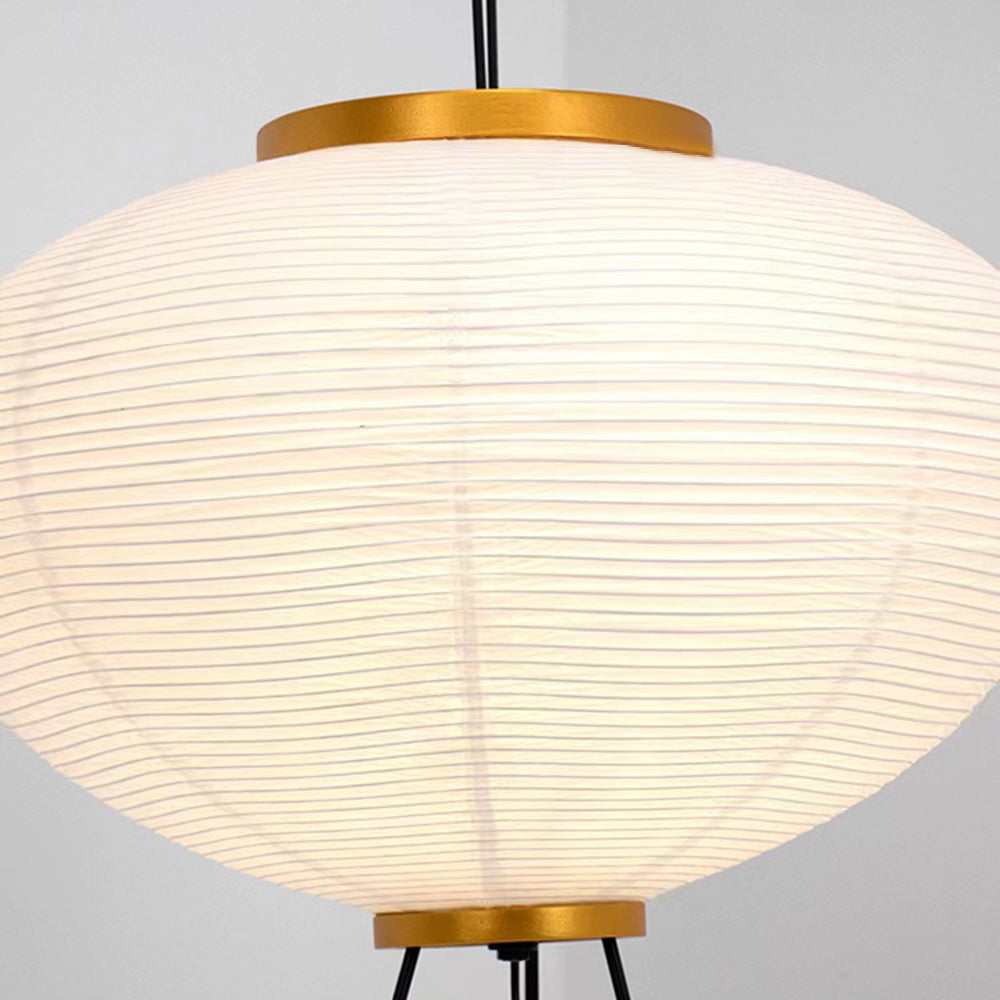 Ritta Design Lampadaire Simple Métal/Papier Blanc Bureau/Salon