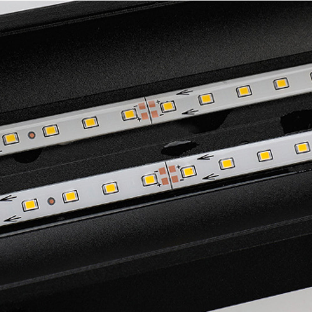 Ray Applique Extérieure Triangle Moderne Noir, Clôture/Cour