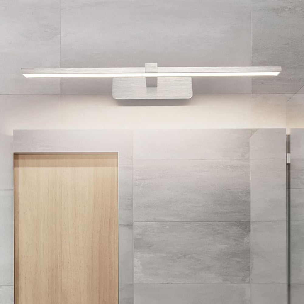 Arisha Simple LED Applique Murale Linéaire Moderne Métal/Acrylique Argent Salle de Bain