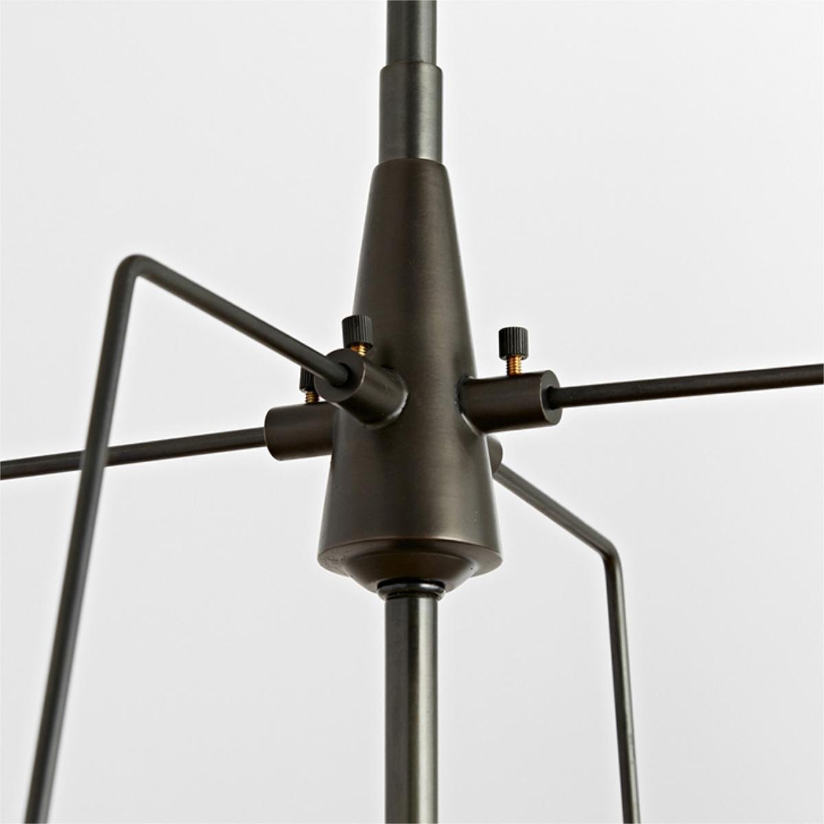 Ritta Moderne Conique Métal Tissu Suspension Salle à Manger