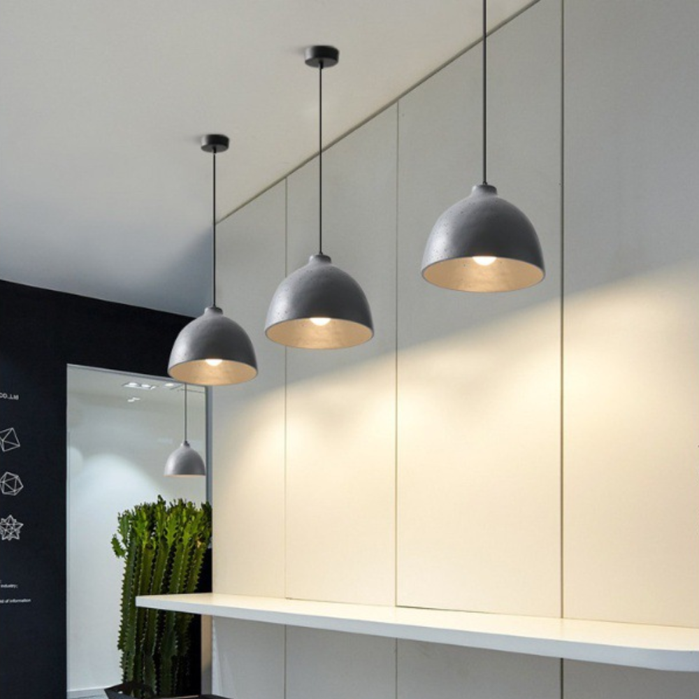Avi Industriel LED Suspension Résine Bol Chambre À Coucher