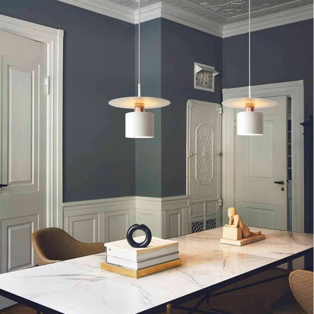 Valentina Industrie LED Suspension Métal Chambre à coucher/salle à manger