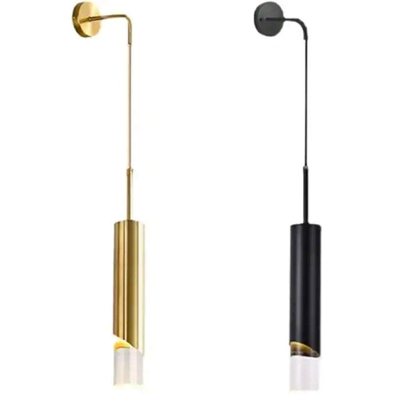 Ray Applique Murale LED Moderne Métal/Acrylique Noir/Or Chambre