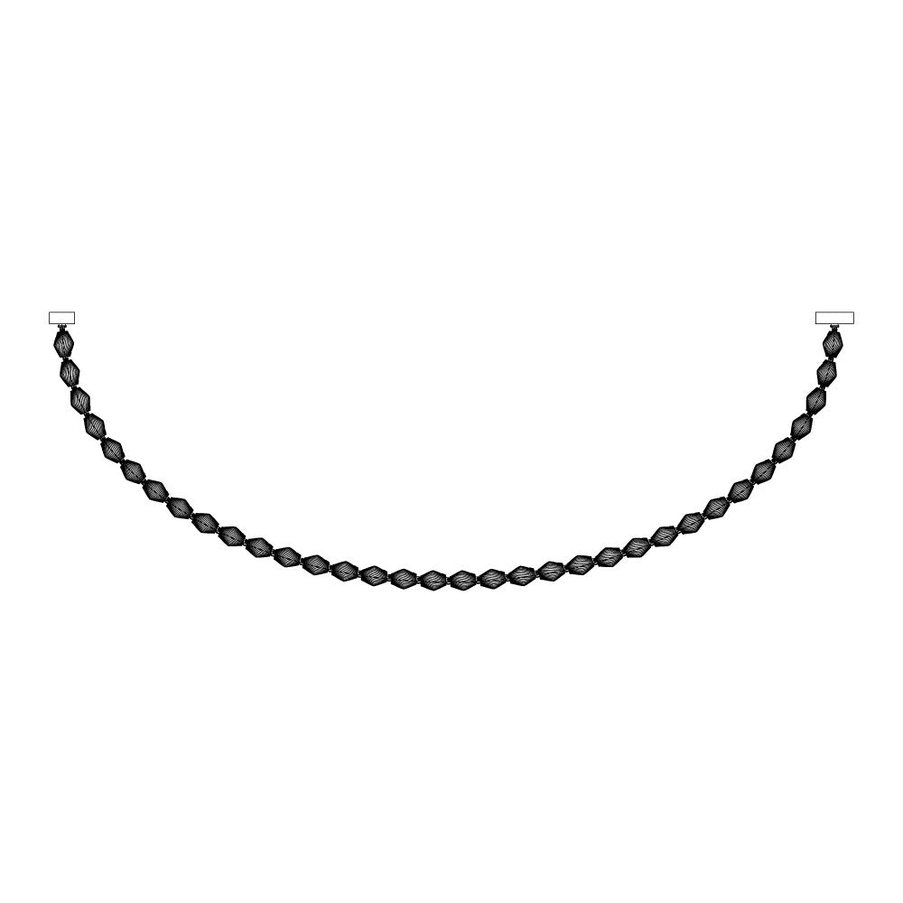 Karma Modern Minimalist Metal Glass Chandelier - Lamp Copper