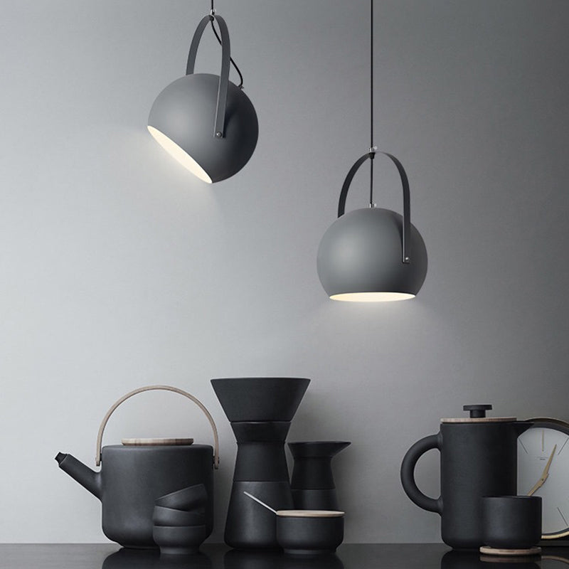 Valentina Suspension 5 Couleurs LED Décor Nordique Métal Salle à Manger