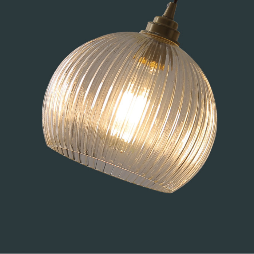 Valentina Minimaliste Sphère Métal/Verre LED Suspension Blanc/Transparent