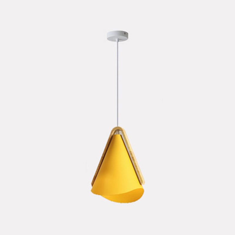 Valentina Suspension 5 Couleurs, Bois/Métal Vert/Rose Salon