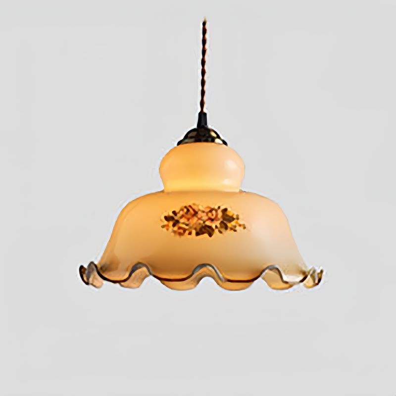 Valentina Moderne Fleurs Métal/Verre Suspension Salle d'étude/ Salon