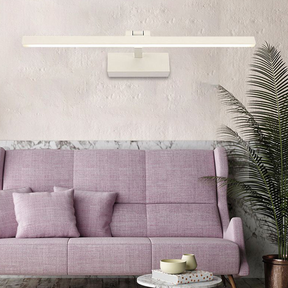 Arisha Longue Intérieur LED Applique Murale Linéaire Noir/Blanc Moderne Métal Salle de Bain