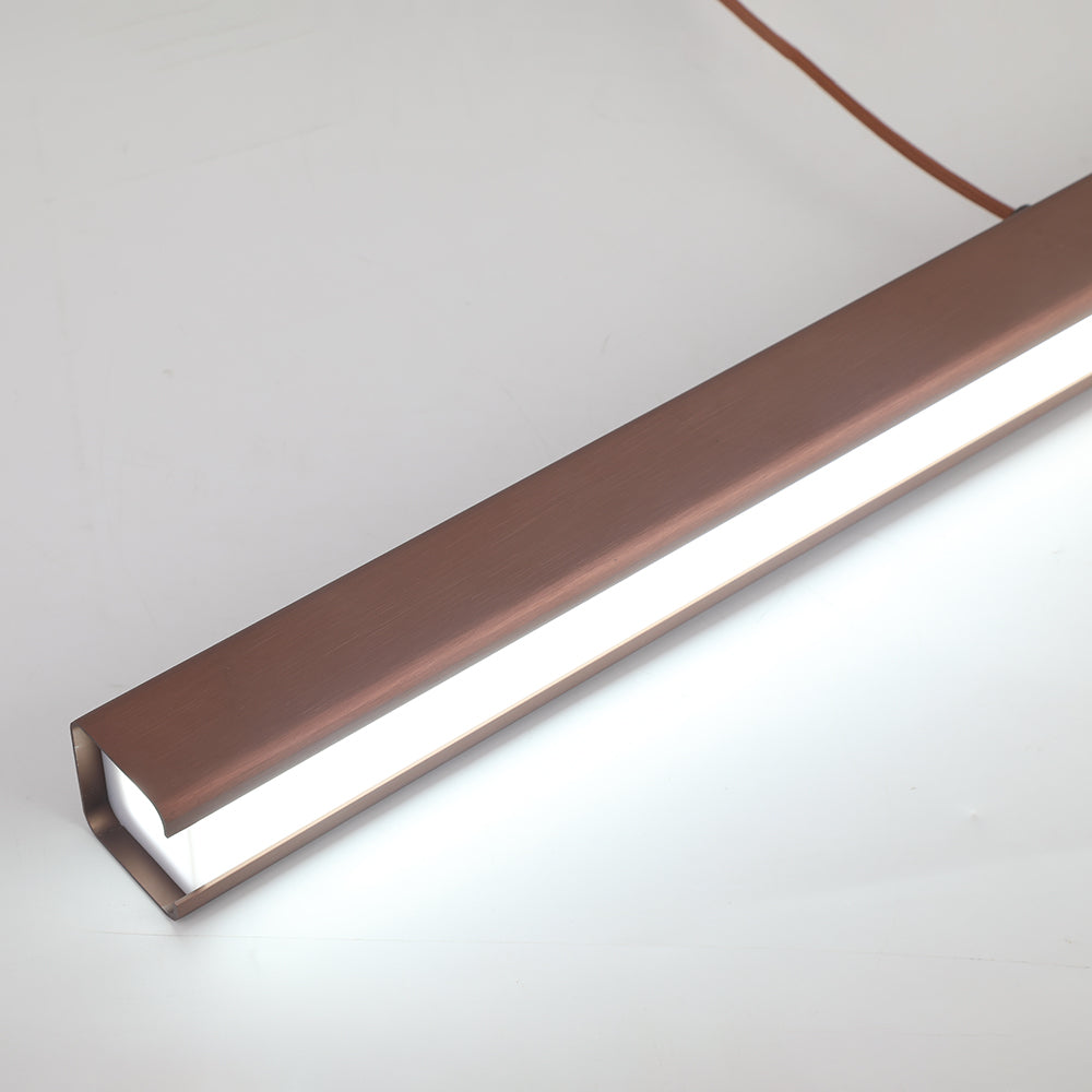 Arisha Suspension Linéaire Moderne Noir/Marron Salon
