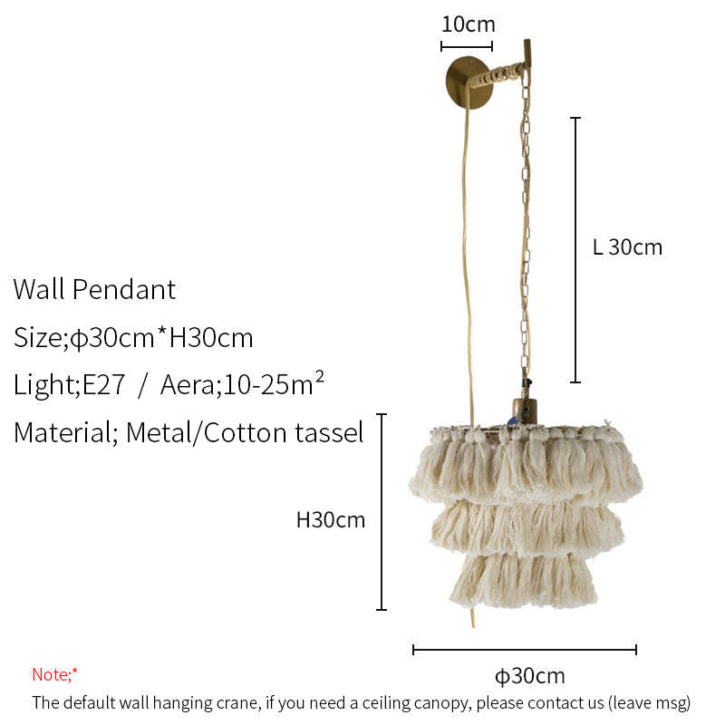 Ritta Suspension Nuage Retro, Metal/Tissu, Rose/Beige/Violet, Salon