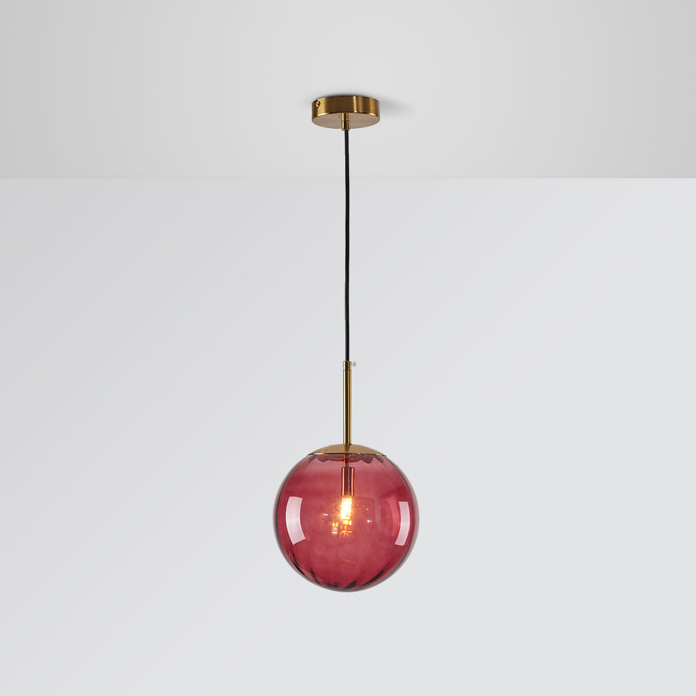 Valentina Suspension Boule Moderne, Métal/Verre