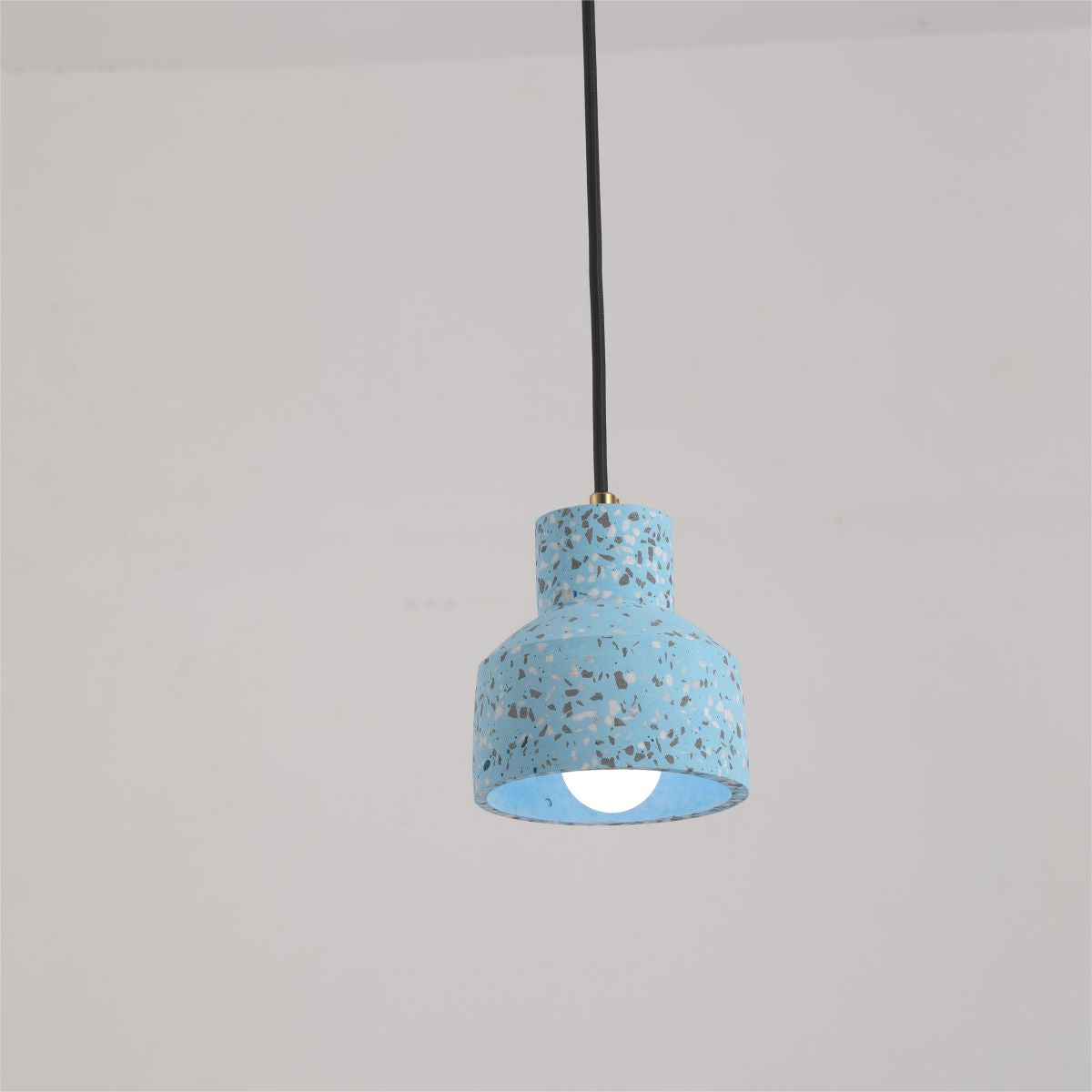 Valentina Suspension Rond Décor Nordique, Métal/Ciment, 4 Couleur, Salon