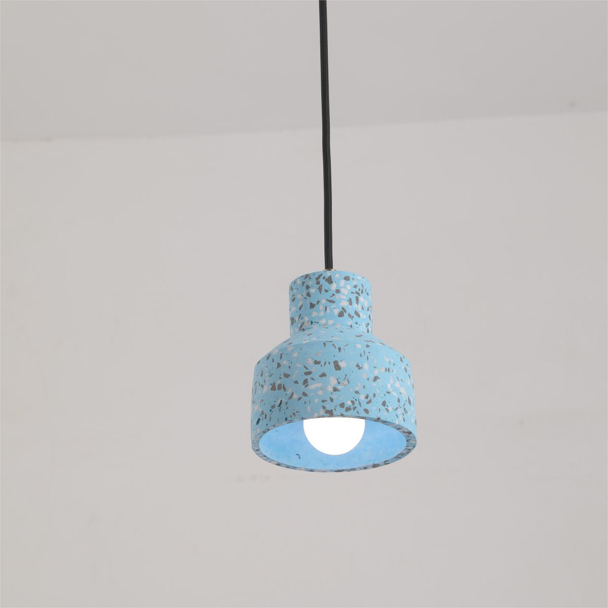 Valentina Suspension Rond Décor Nordique, Métal/Ciment, 4 Couleur, Salon