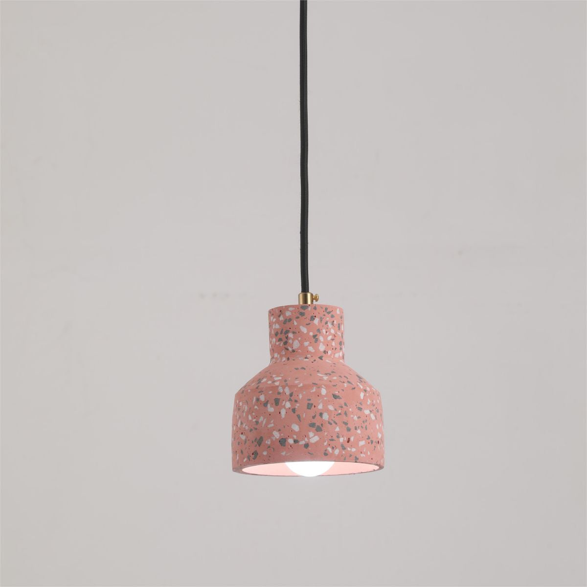 Valentina Suspension Rond Décor Nordique, Métal/Ciment, 4 Couleur, Salon