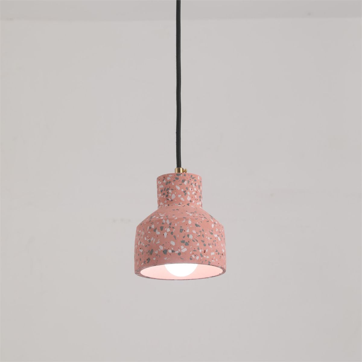 Valentina Suspension Rond Décor Nordique, Métal/Ciment, 4 Couleur, Salon