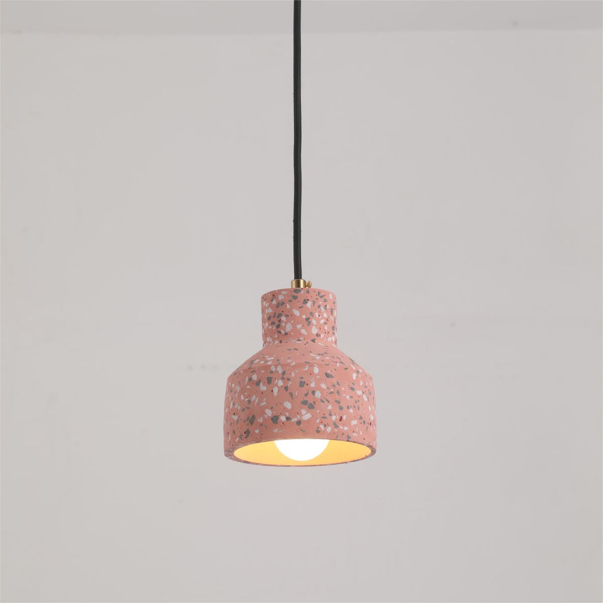 Valentina Suspension Rond Décor Nordique, Métal/Ciment, 4 Couleur, Salon