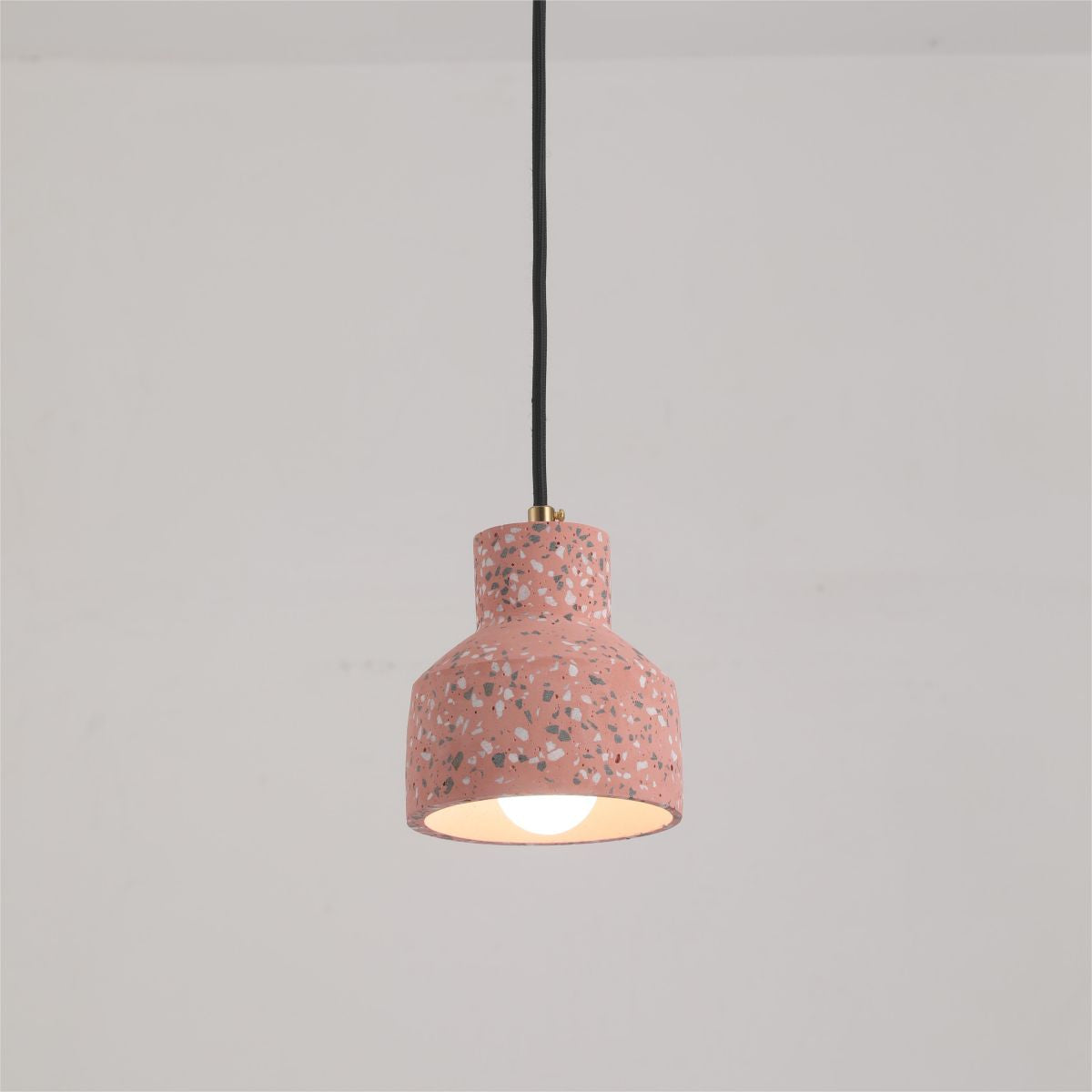 Valentina Suspension Rond Décor Nordique, Métal/Ciment, 4 Couleur, Salon