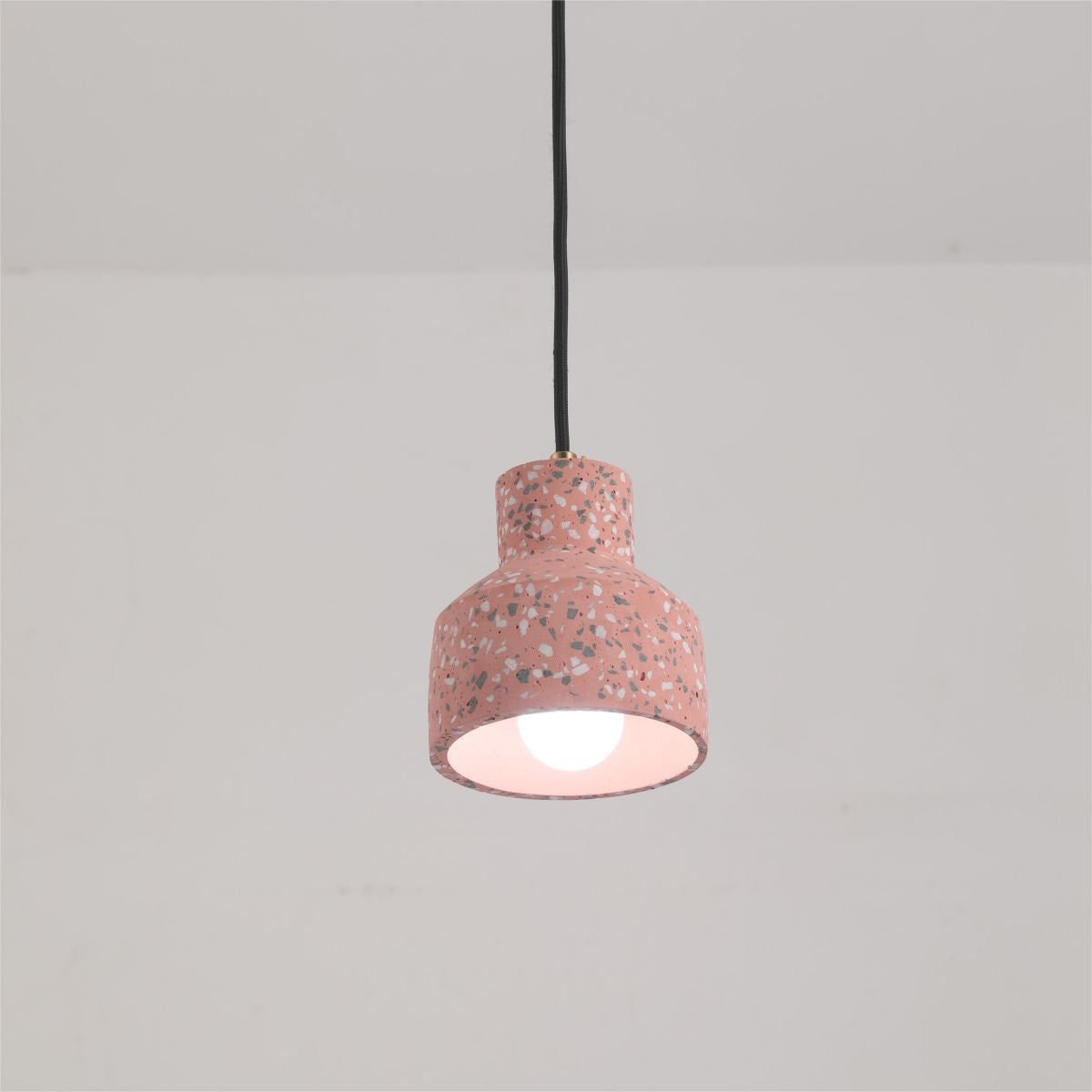 Valentina Suspension Rond Décor Nordique, Métal/Ciment, 4 Couleur, Salon