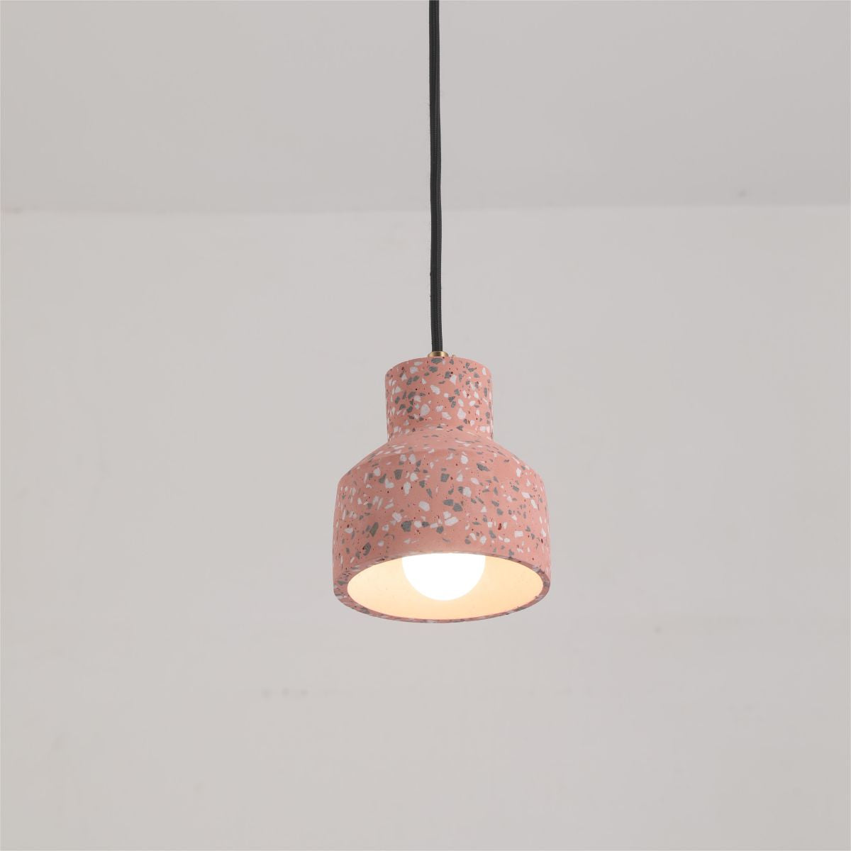 Valentina Suspension Rond Décor Nordique, Métal/Ciment, 4 Couleur, Salon