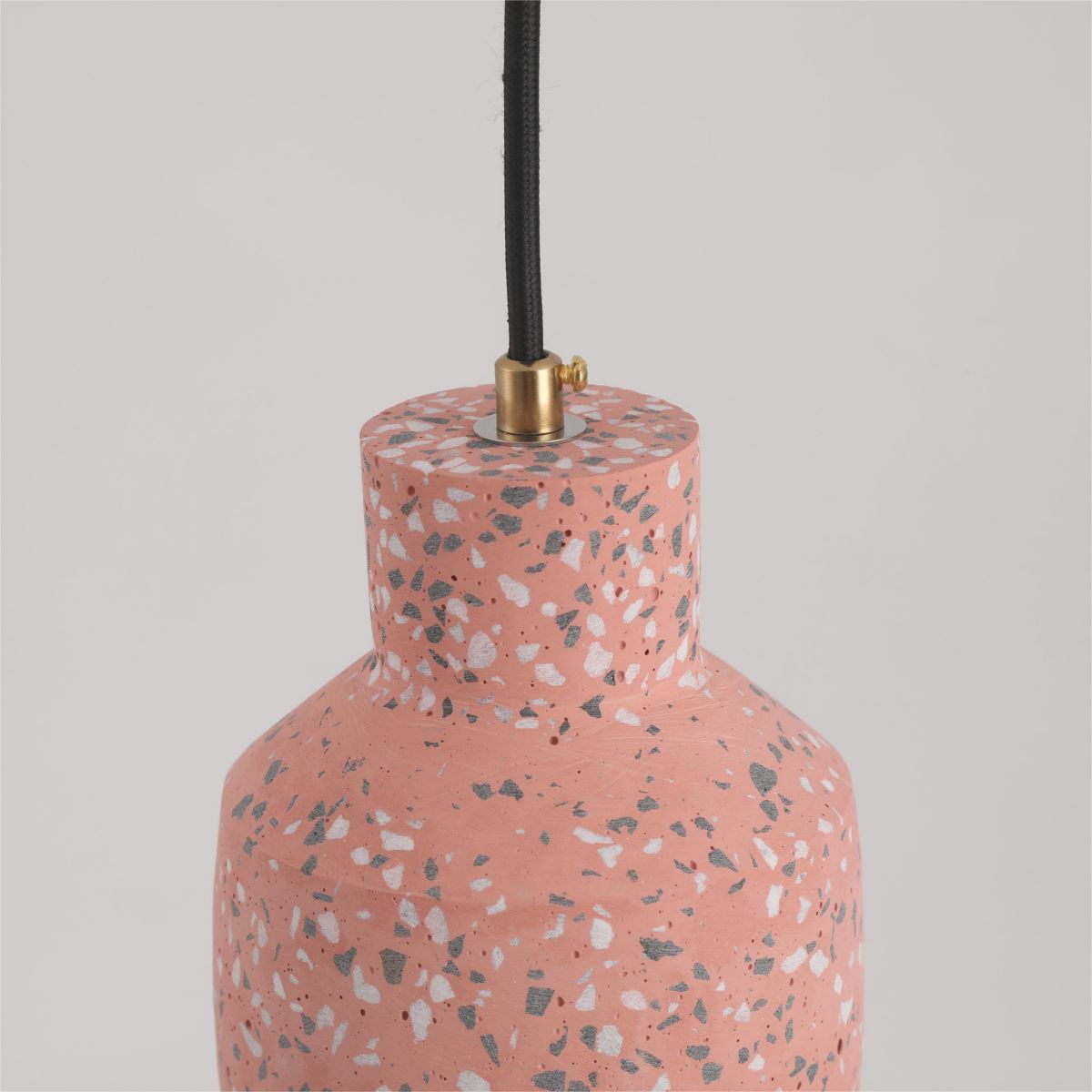 Valentina Suspension Rond Décor Nordique, Métal/Ciment, 4 Couleur, Salon