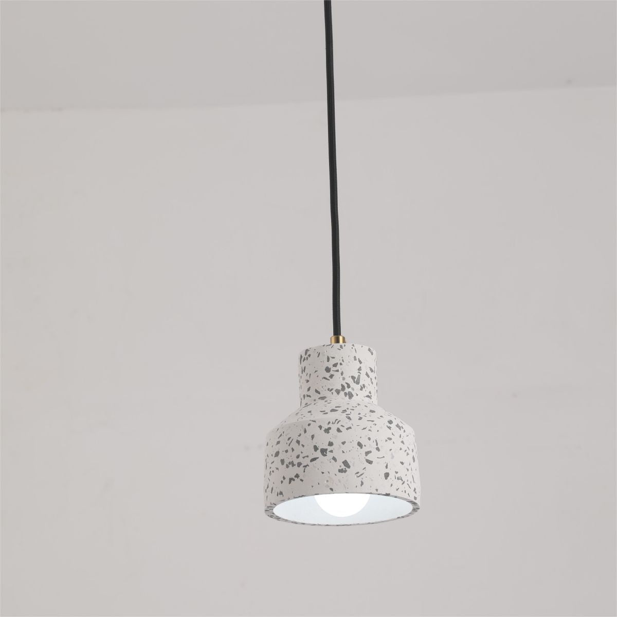 Valentina Suspension Rond Décor Nordique, Métal/Ciment, 4 Couleur, Salon