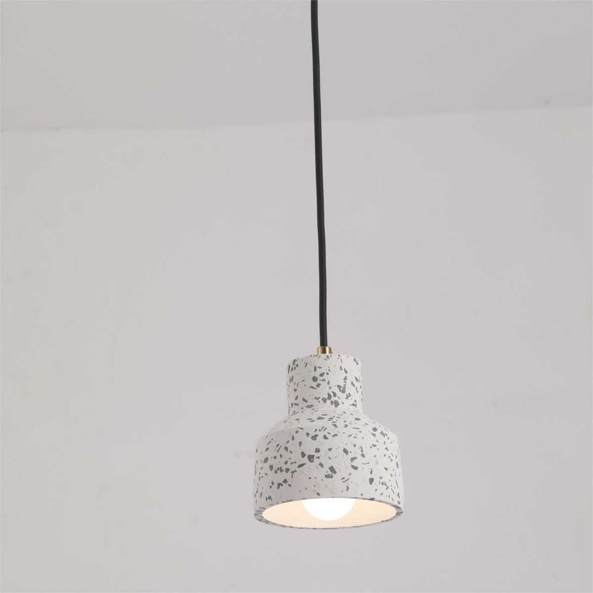 Valentina Suspension Rond Décor Nordique, Métal/Ciment, 4 Couleur, Salon