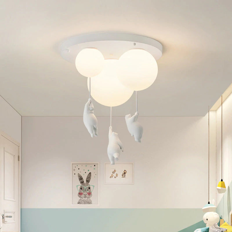 Aria Suspension/ Plafonnier Ballon Moderne, Résine Chambre