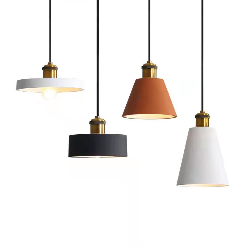 Aira Luminaires Suspension Nordique Blanc/Orange/Noir/Gris, Salon