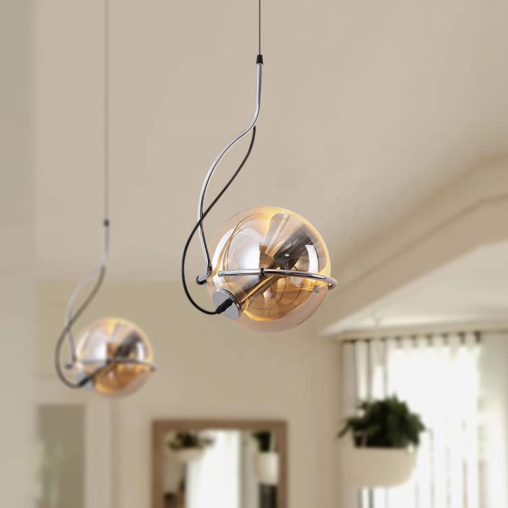 Valentina Américain Vintage Suspension Verre Salon/Chambre À Coucher
