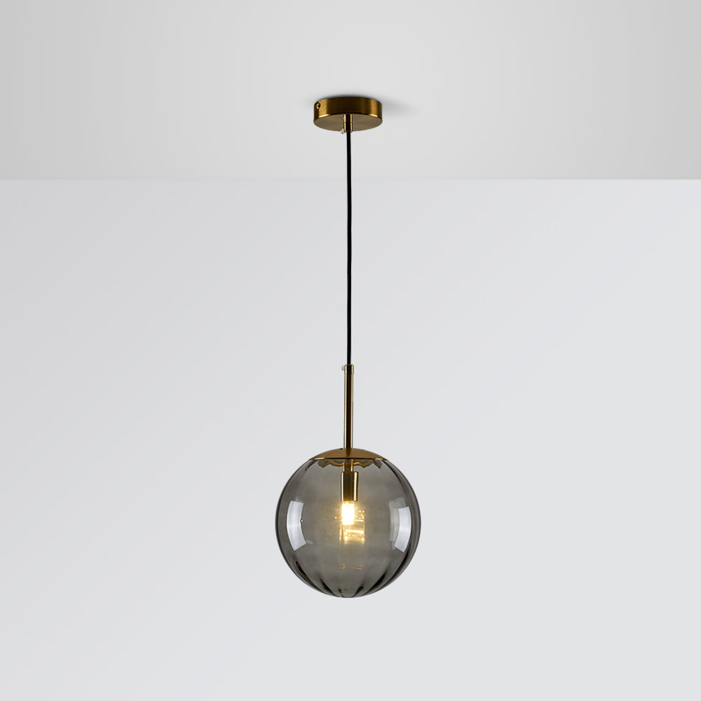 Valentina Suspension Boule Moderne, Métal/Verre