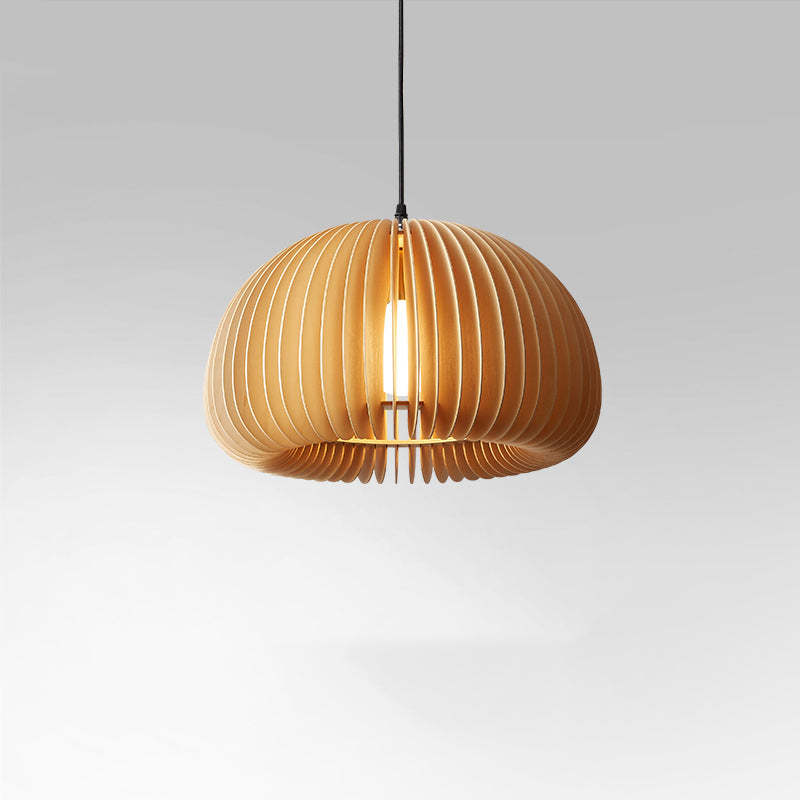 Muto Suspension Citrouille Rustique, Bois/Metal, Bois, Salon