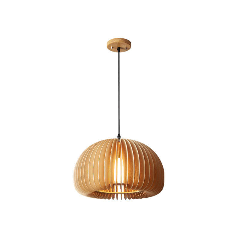 Muto Suspension Citrouille Rustique, Bois/Metal, Bois, Salon
