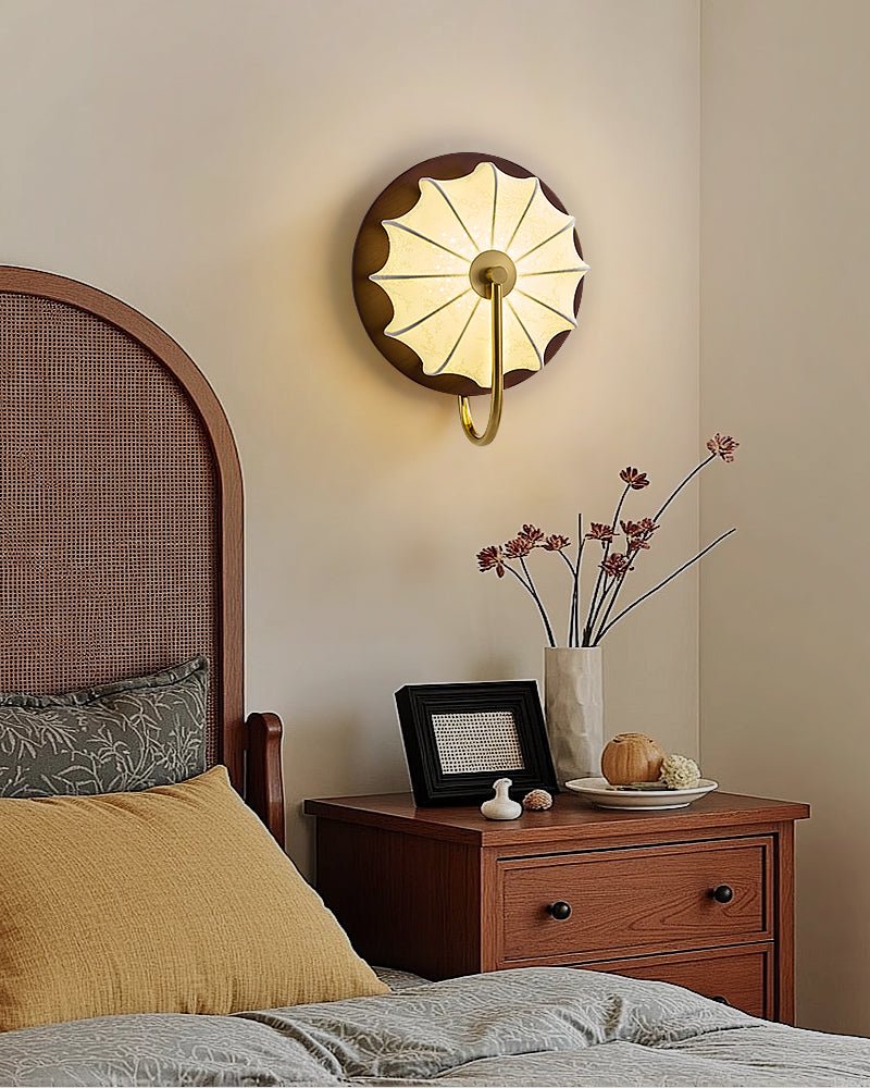Elowen Fabric Wall Light - Vakkerlight